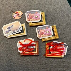 Mini Brand Masterpieces Miniature Art Frame Set with Paintings